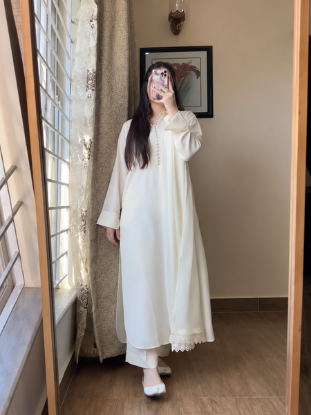 MD Pakistani Kurta Pent with Chiffon Dupatta Set