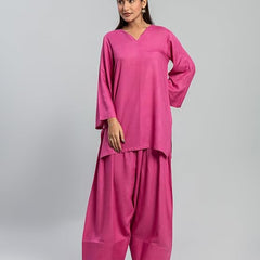 Womens Rayon Solid Straight Kurta Farshi Salwar Set
