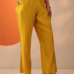 Women Floral Embroidered Regular Kurta with Trousers & With Dupatta
