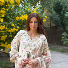 PASTEL BLOOM TASSEL FARSHI SUIT