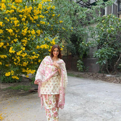 PASTEL BLOOM TASSEL FARSHI SUIT