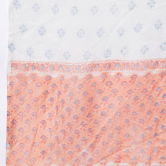 Indie-Floral Printed Straight Block Print Legacy Kurta with Trousers & With Dupatta