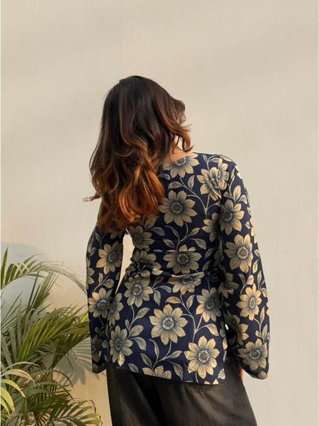 Cotton Jaipuri Printed Short Kurti