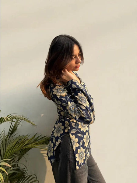 Cotton Jaipuri Printed Short Kurti